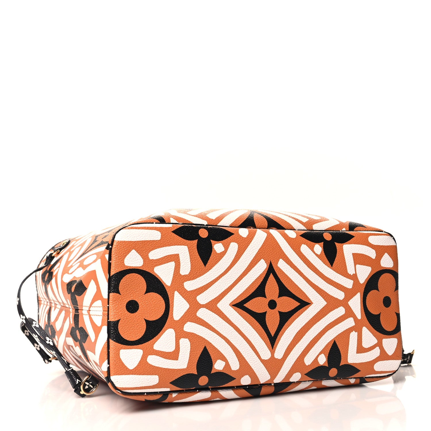 Louis Vuitton Monogram Giant Crafty Neverfull MM Creme Caramel 4 of 9
