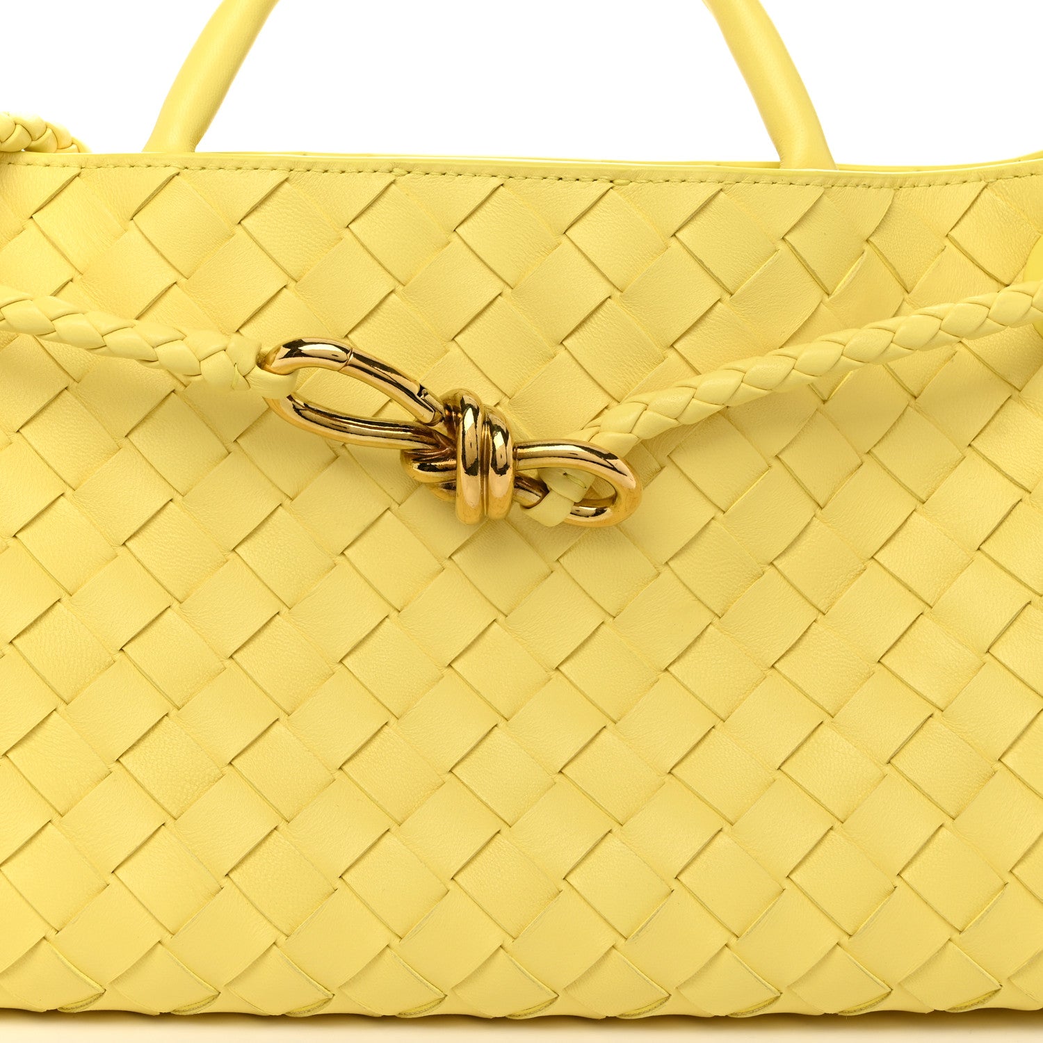Bottega Veneta Nappa Intrecciato Small East West Andiamo Shoulder Bag Sherbert 9 of 11