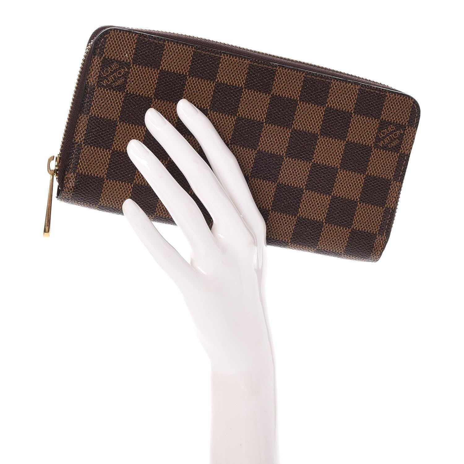 Louis Vuitton Damier Ebene Zippy Wallet 2 of 7