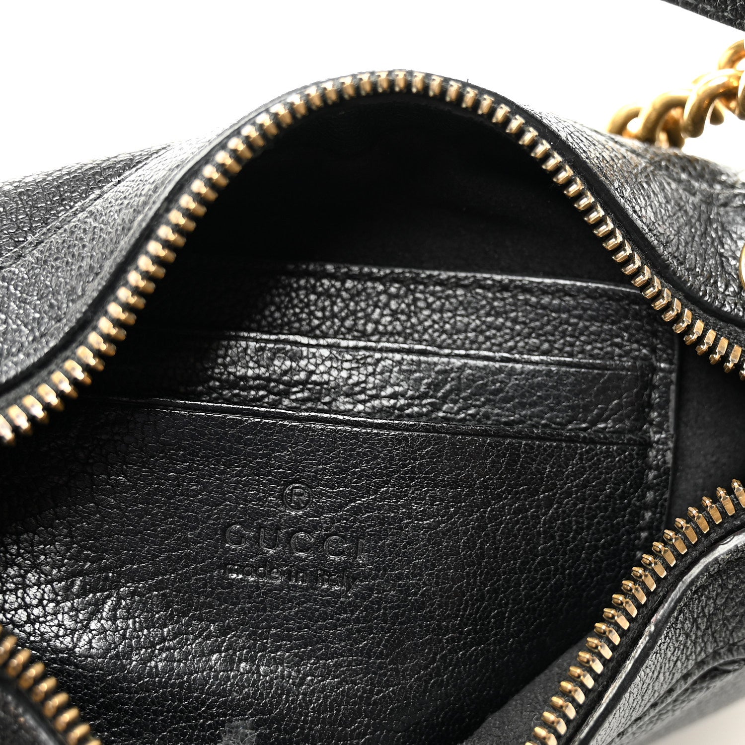 Gucci Goatskin Small Aphrodite Shoulder Bag Black 5 of 9