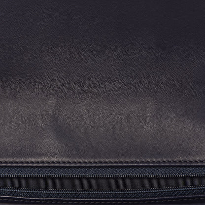 Chanel Lambskin Quilted Elementary Chic Flap Navy 11 of 13