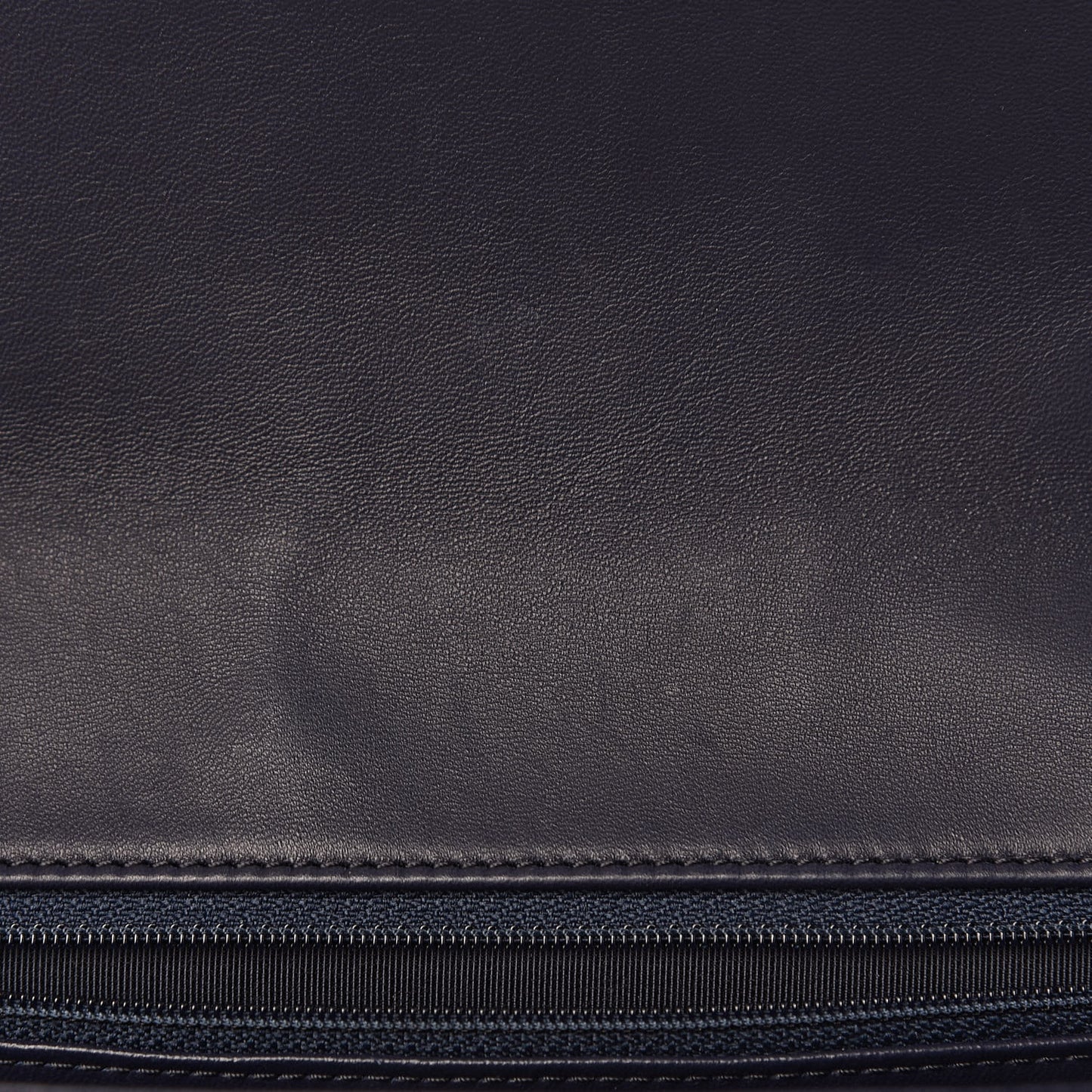 Lambskin Quilted Elementary Chic Flap Navy