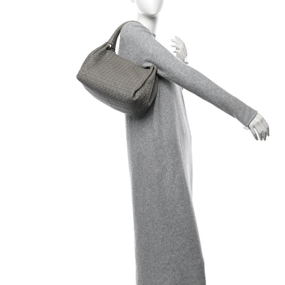 Bottega Veneta Nappa Intrecciato Parachute Bag Light Grey 2 of 10