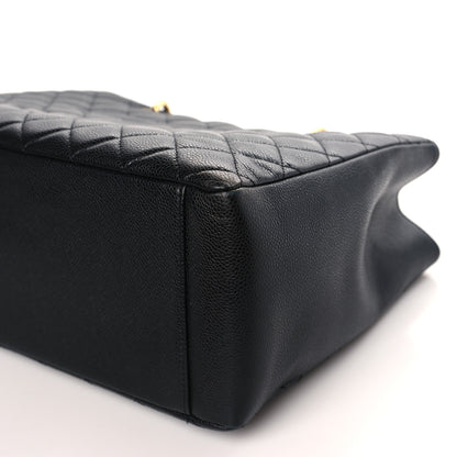 Chanel Caviar Quilted Grand Shopping Tote GST Black 9 of 9