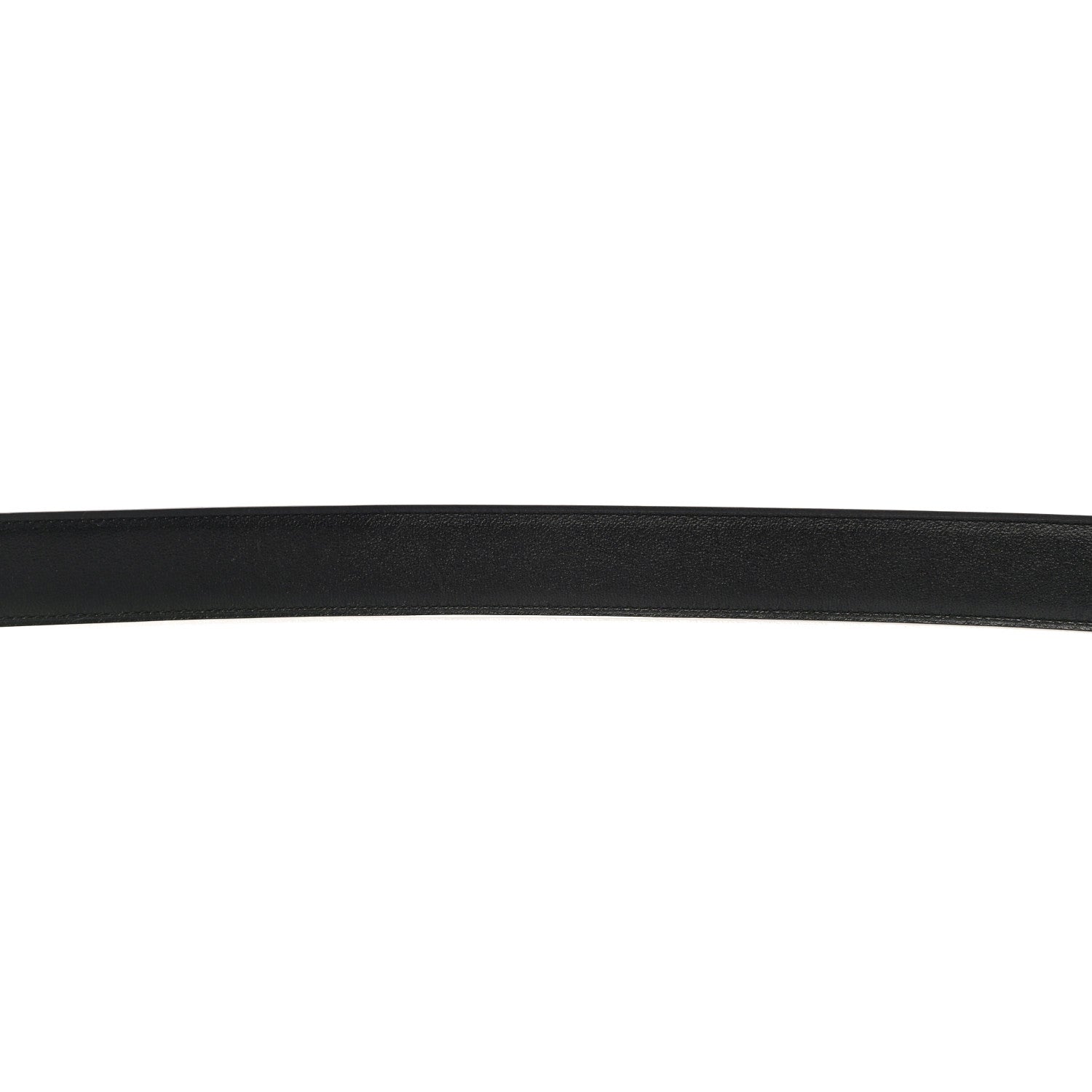 Hermes Box Togo 32mm H Belt 85 Black Orange 8 of 9
