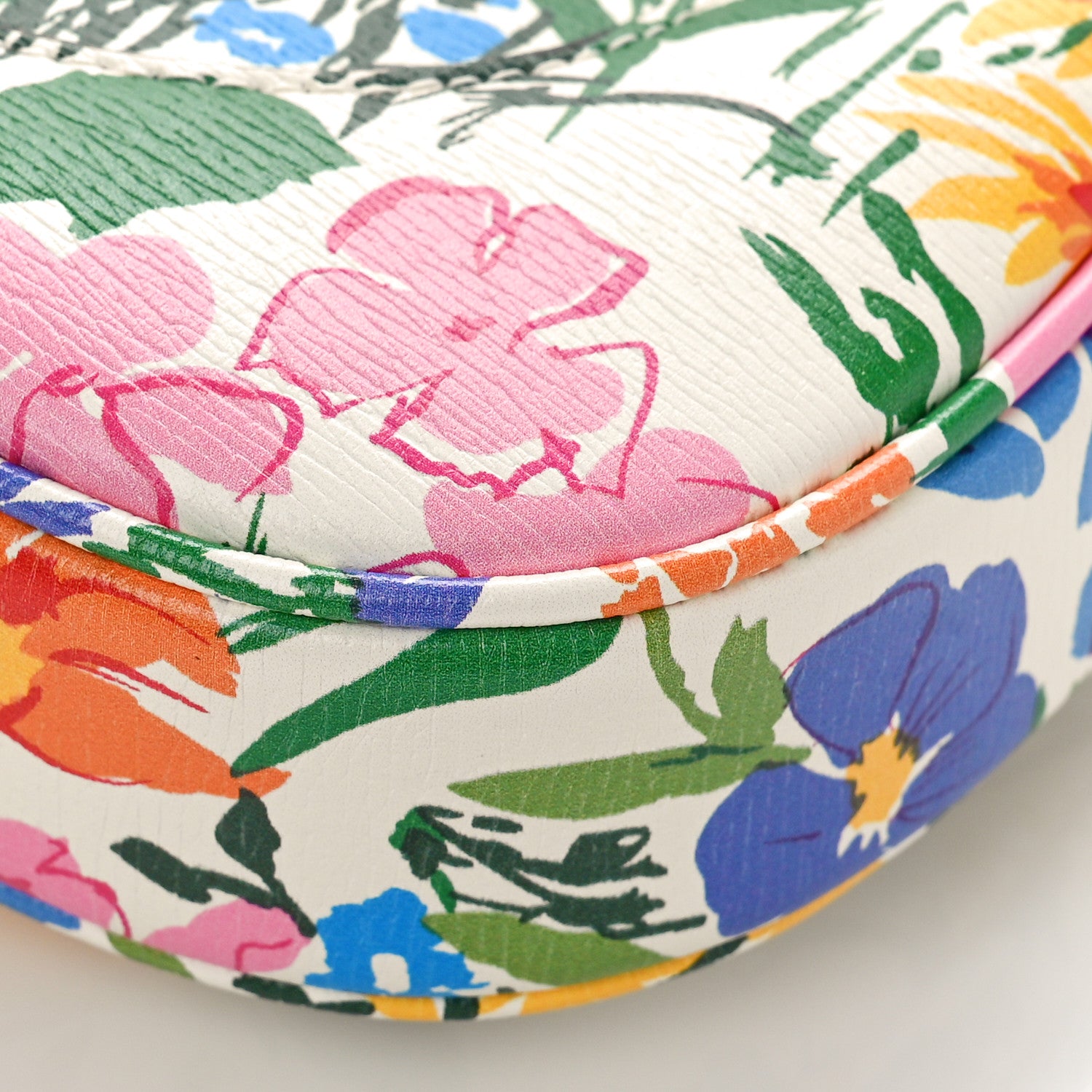 Gucci X KEN SCOTT New Shangai Calfskin Jardin D'Avril Floral Print Small Jackie 1961 Hobo Ivory Pink 8 of 8