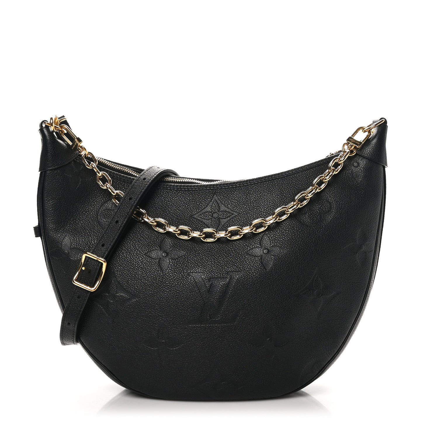 Empreinte Monogram Giant Loop Hobo Black