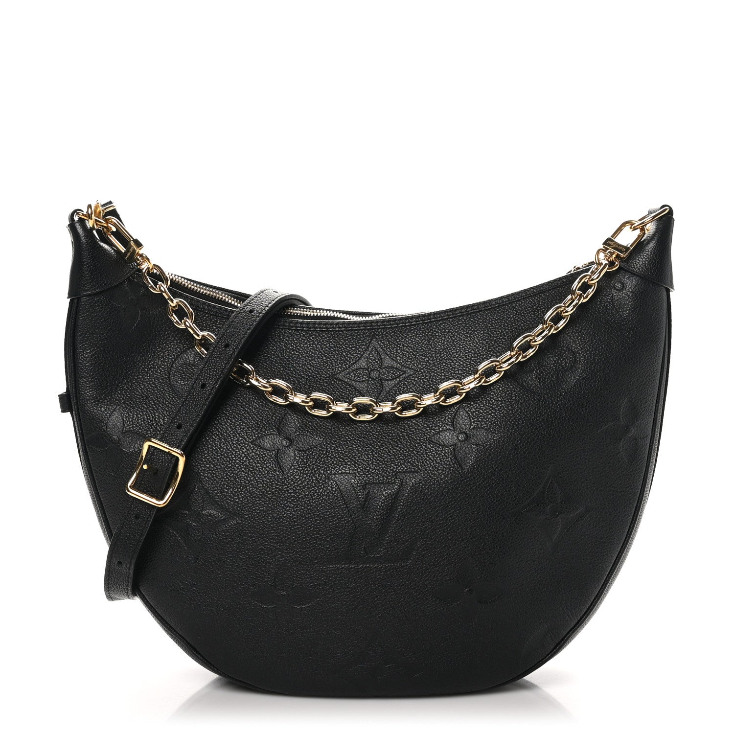 Louis Vuitton Empreinte Monogram Giant Loop Hobo Black 1 of 9