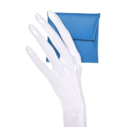 Hermes Epsom Bastia Coin Purse Bleu Zanzibar 2 of 8