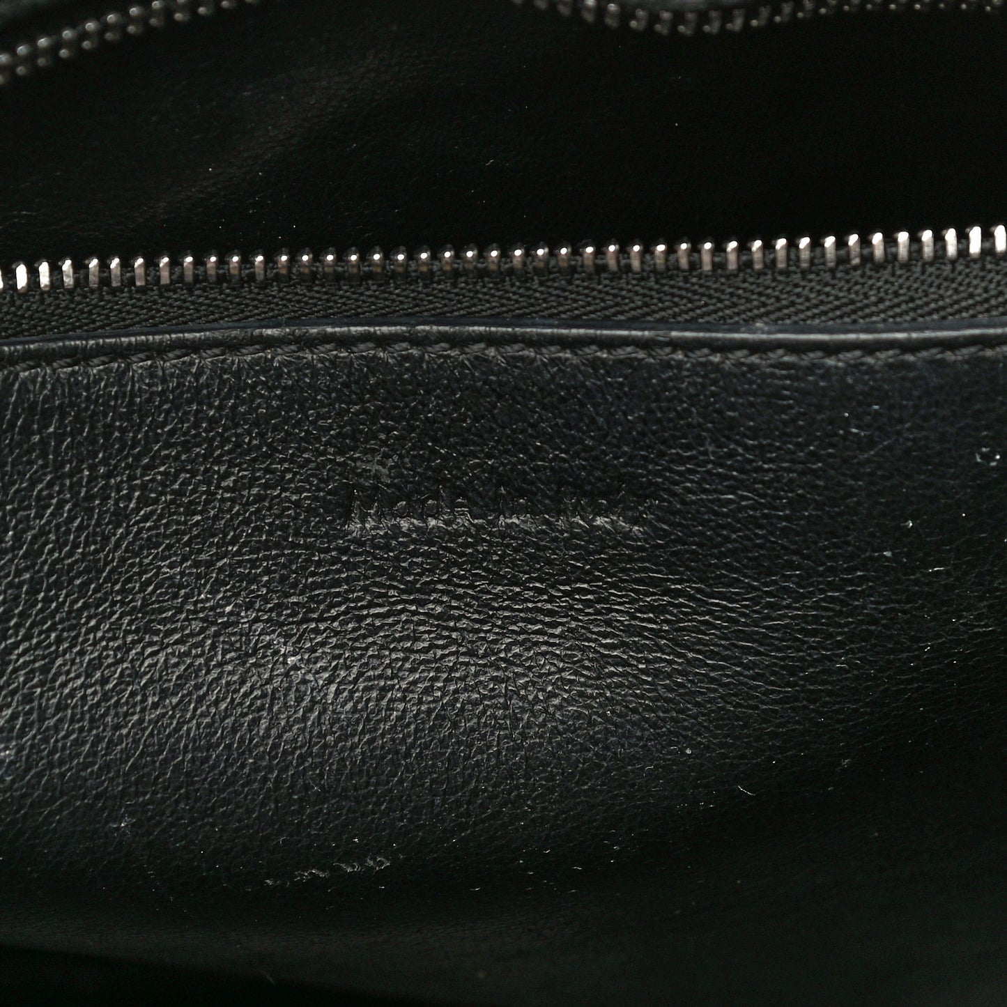 Drummed Calfskin Large Edge Shoulder Bag Burgundy