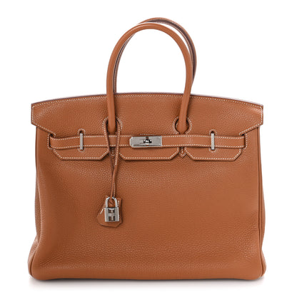 Hermes Togo Birkin 35 Gold 1 of 14