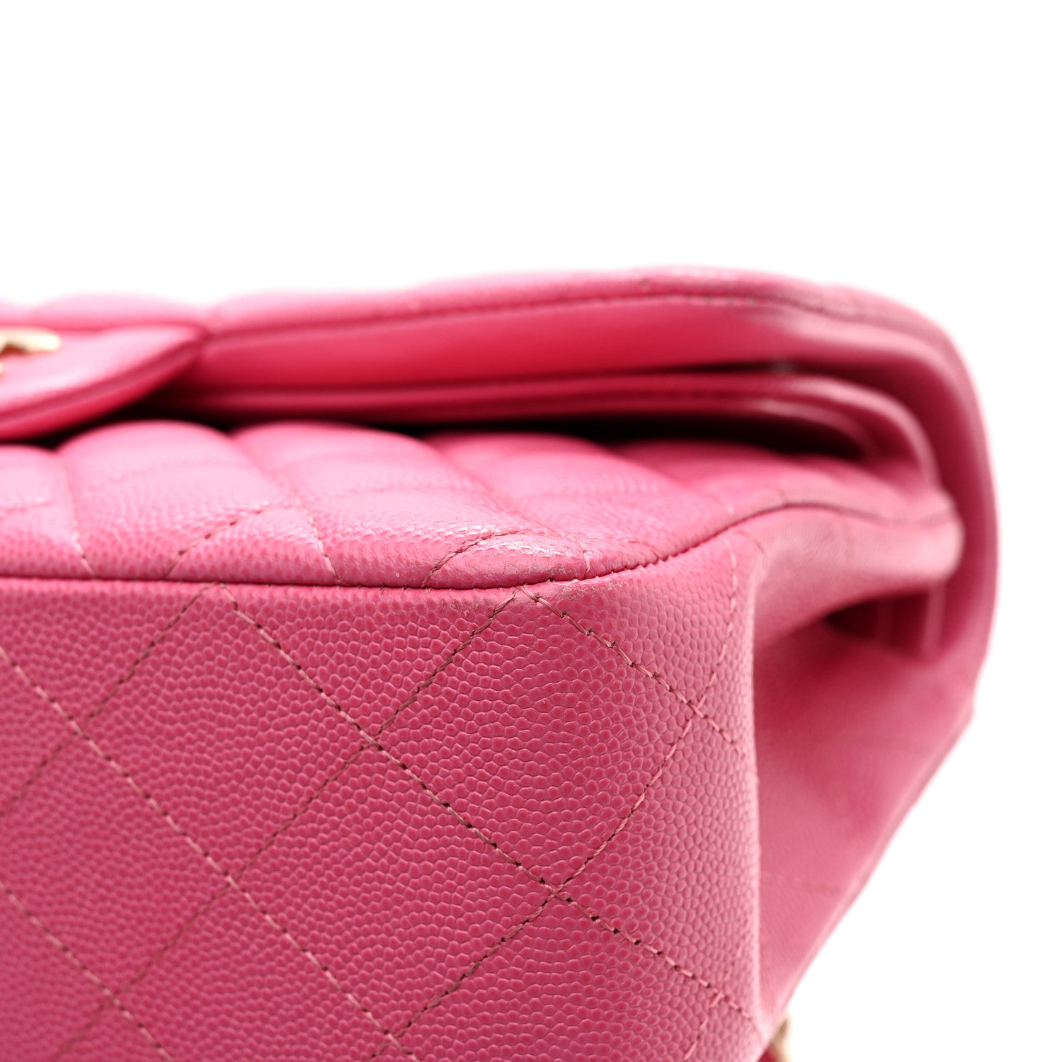 Chanel Caviar Quilted Small Double Flap Pink 12 of 12