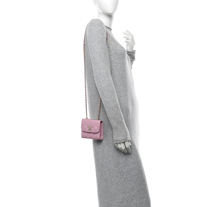 Chanel Lambskin Quilted Mini Trendy CC Clutch With Chain Pink 2 of 10