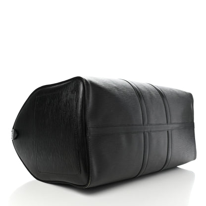 Louis Vuitton Epi Keepall 55 Black 3 of 8