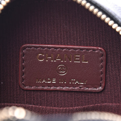 Chanel Caviar Quilted Round Clutch With Chain Black 5 of 6