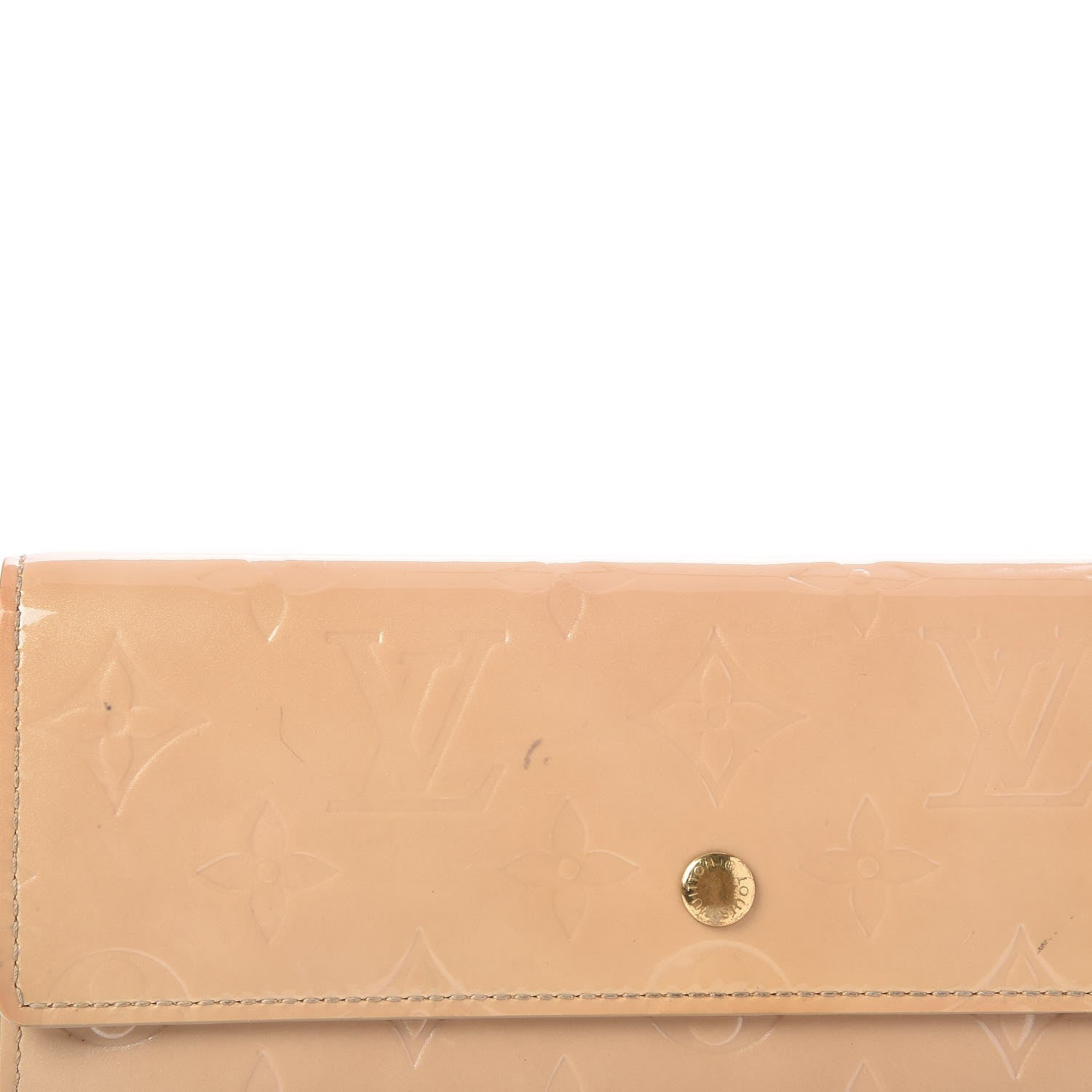 Louis Vuitton Vernis Porte Tresor International Wallet Beige 9 of 12