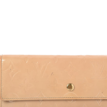 Louis Vuitton Vernis Porte Tresor International Wallet Beige 9 of 12