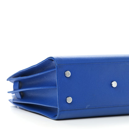 Saint Laurent Grained Calfskin Baby Sac De Jour Royal Blue 12 of 20