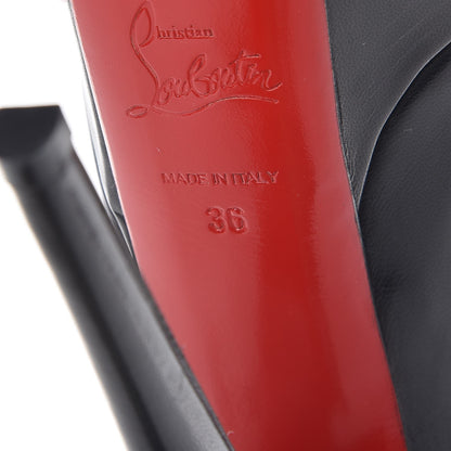 Christian Louboutin Kid Milleo 160 Pumps 36 Black 6 of 8