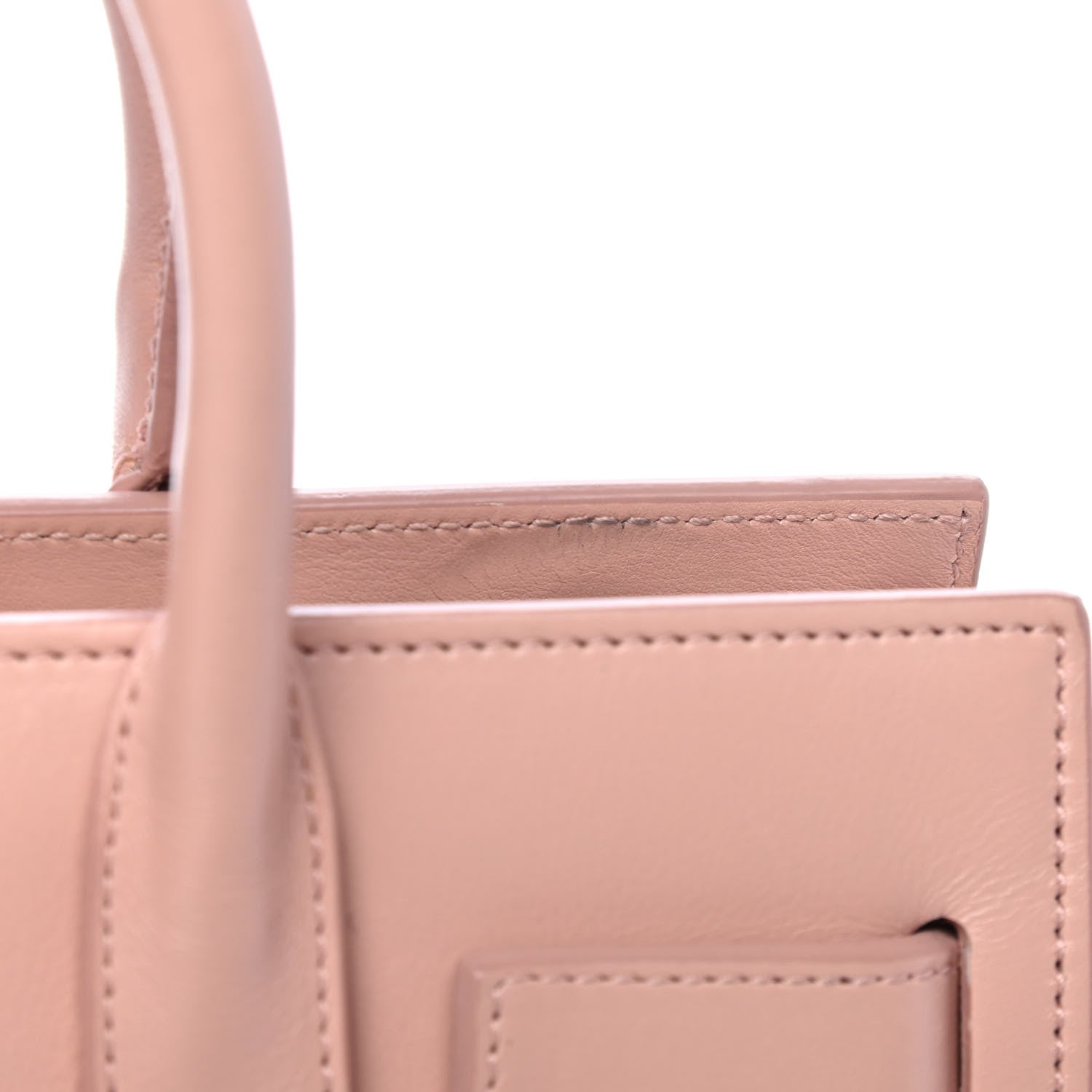 Saint Laurent Grained Calfskin Nano Sac De Jour Antique Rose 5 of 5