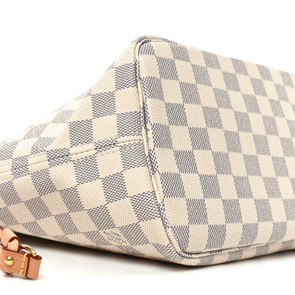 Louis Vuitton Damier Azur Neo Neverfull MM Rose Ballerine 8 of 9