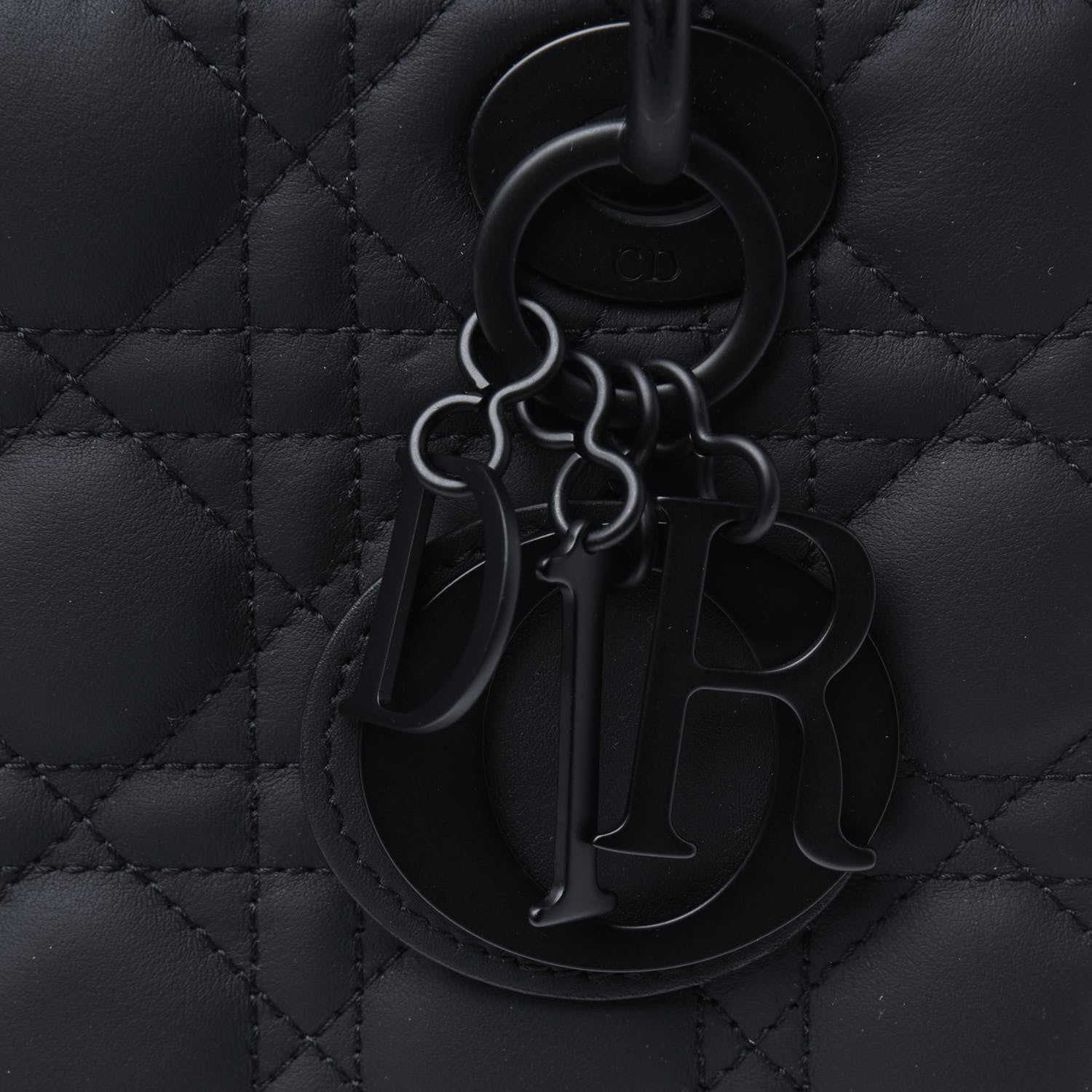Christian Dior Ultra Matte Calfskin Cannage Small My ABCDior Lady Dior Black 12 of 14