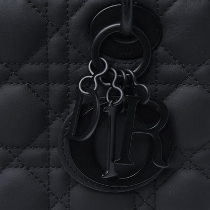 Christian Dior Ultra Matte Calfskin Cannage Small My ABCDior Lady Dior Black 12 of 14
