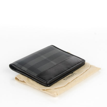 Burberry London Check Bi-Fold Mens Wallet Charcoal Black 4 of 7
