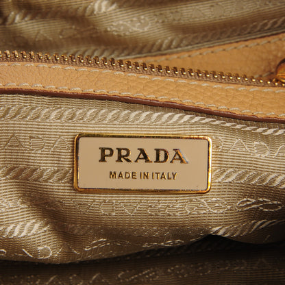 Prada Vitello Daino Shoulder Bag Sabbia 6 of 12