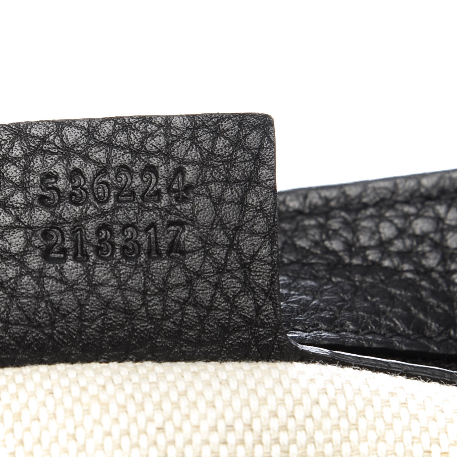 Gucci Pebbled Calfskin Medium Soho Flap Crossbody Black 9 of 9