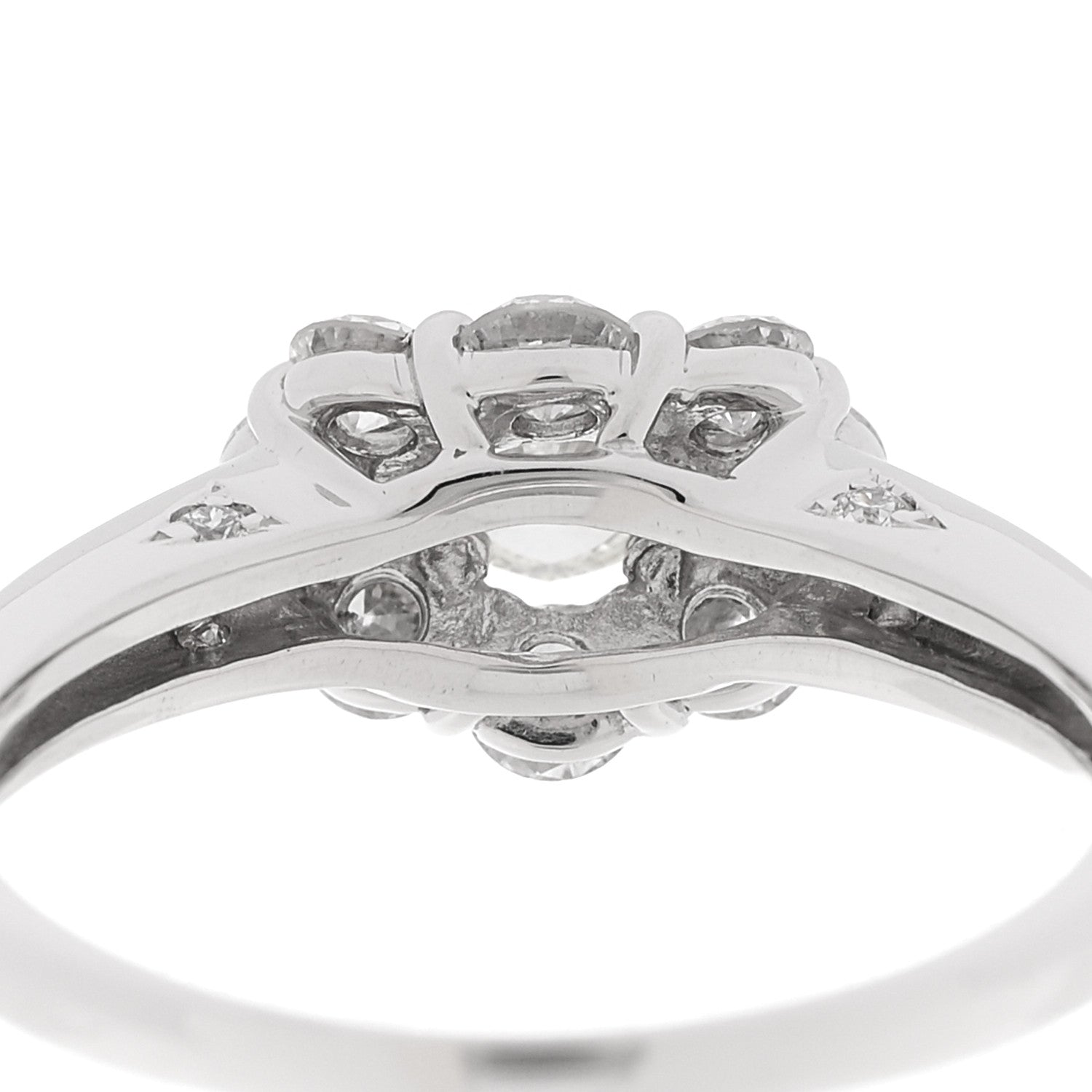 Parker & West by FASHIONPHILE 18K White Gold Diamond .30ctw Ring 56 7.75 8 of 9