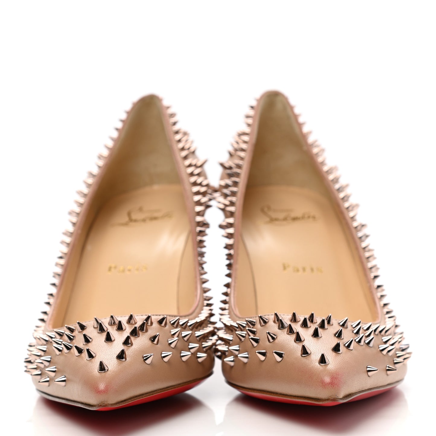 Patent Pigalle Spikes 85 Pumps 38 Nude