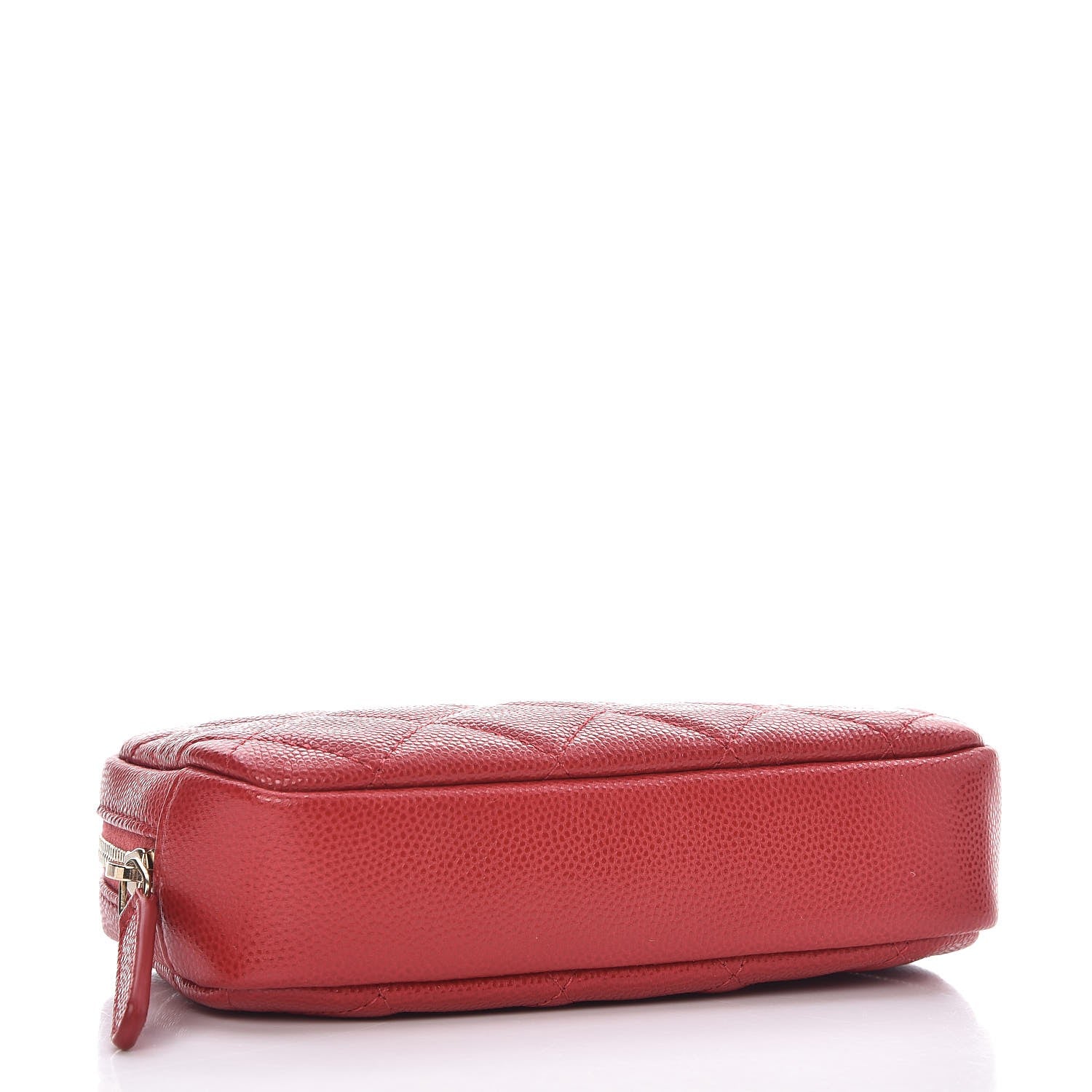 Chanel Caviar Quilted Small Curvy Pouch Cosmetic Case Pink 4 of 8