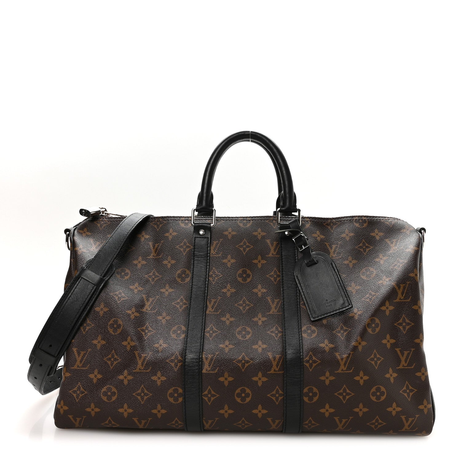 Louis Vuitton Monogram Macassar Keepall Bandouliere 45 1 of 9