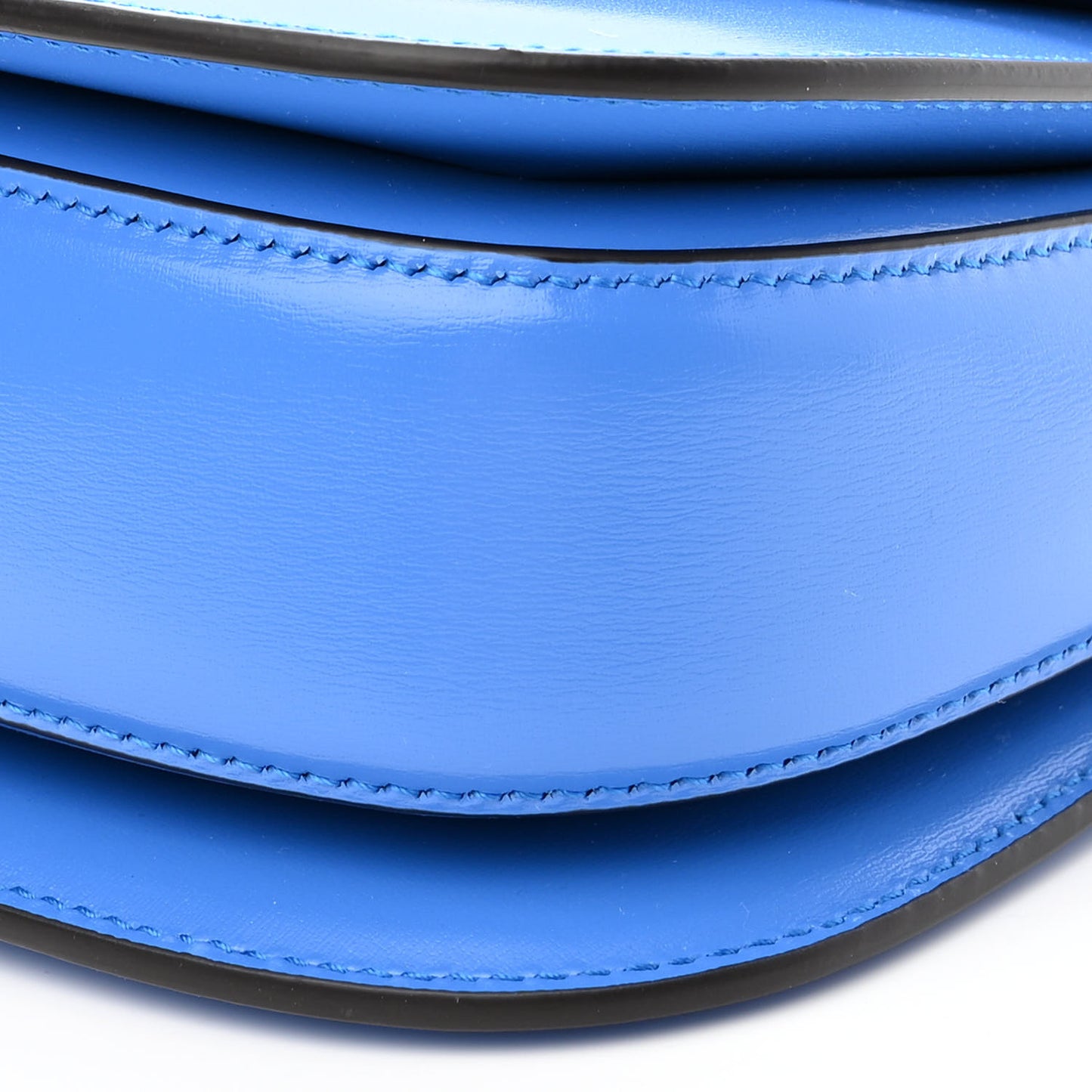 Boarded Dyana Lux Calfskin Web Mini Bamboo 1947 Top Handle Bag Blue