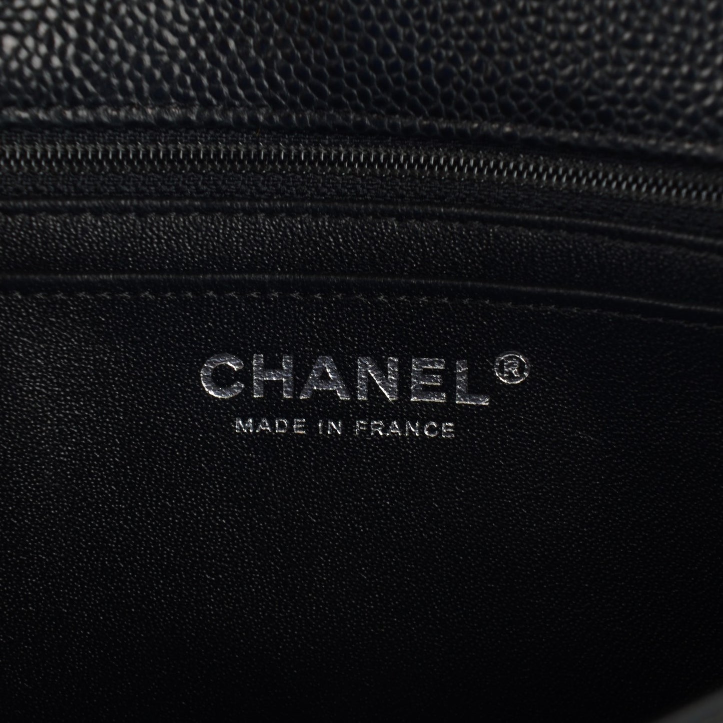 Caviar Quilted Mini Rectangular Flap Black