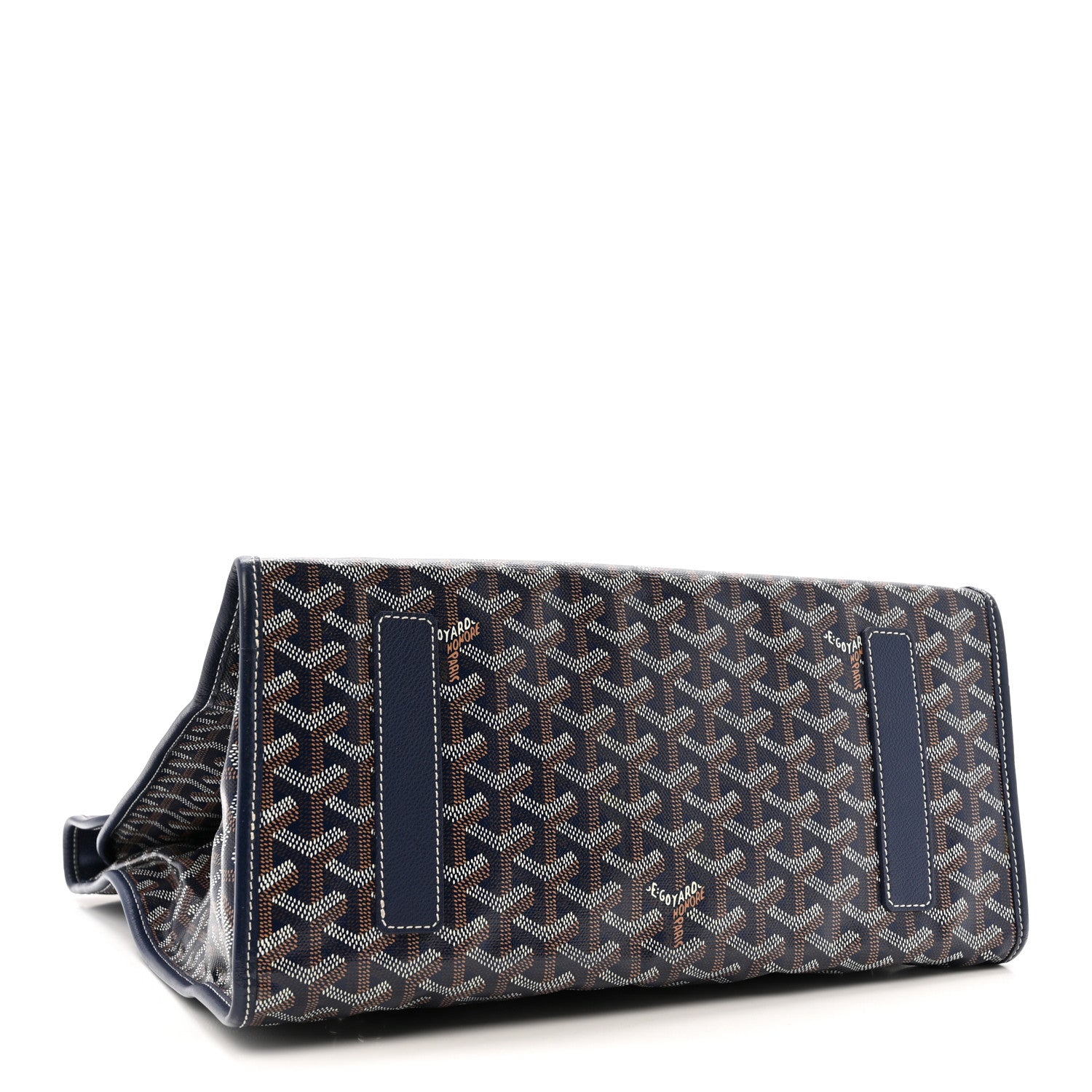 Goyard Goyardine Saint Leger Soft Briefcase Backpack Navy 4 of 12