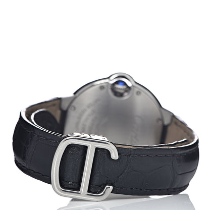 Cartier Stainless Steel Alligator 33mm Ballon Bleu De Cartier Automatic Watch 4 of 8