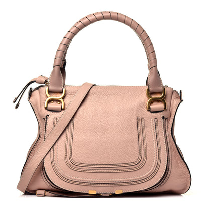 Chloe Calfskin Medium Marcie Satchel Pale Pink 1 of 10