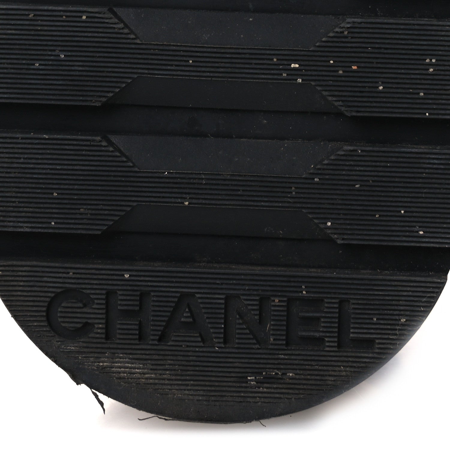 Chanel Shiny Calfskin Velvet Quilted Lace Up Combat Boots 39.5 Blue Black 8 of 12