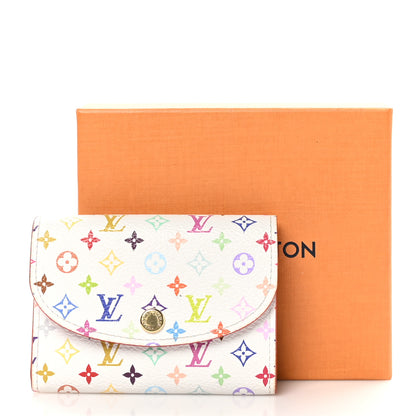 Louis Vuitton LV X TM Monogram Multicolor Rosalie Coin Purse White Kawaii Pink 9 of 9