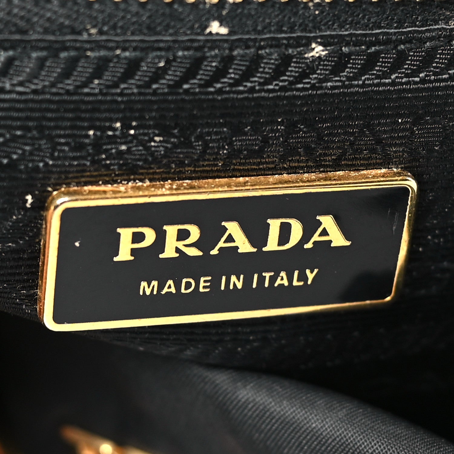 Prada Tessuto Nylon Vitello Daino Tote Black 6 of 10