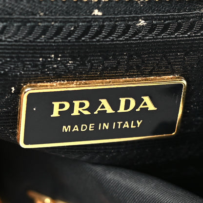Prada Tessuto Nylon Vitello Daino Tote Black 6 of 10