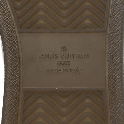 Louis Vuitton Calfskin Monogram Mens Rivoli Sneakers 9 Black 8 of 9