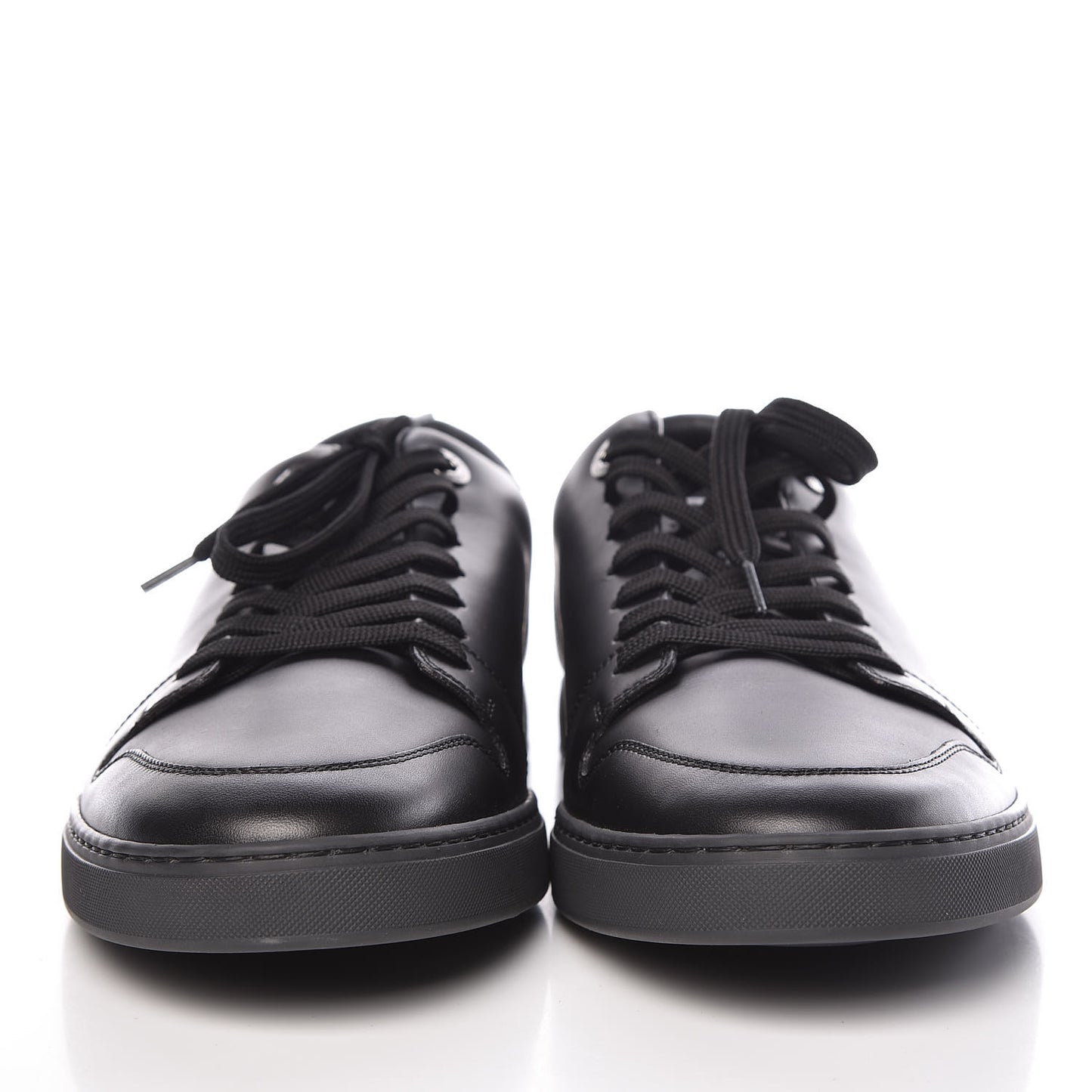 Calfskin Damier Graphite Line Up Sneaker 7.5 Black
