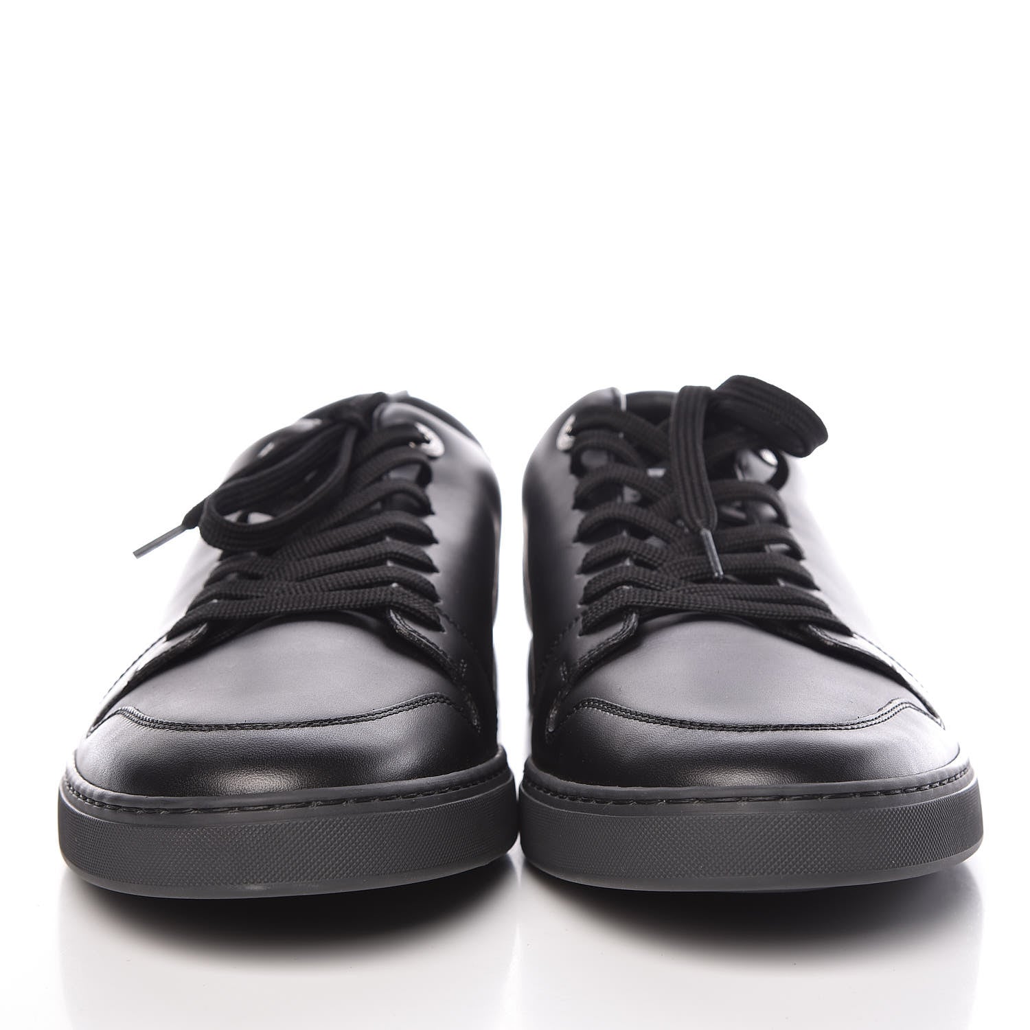 Louis Vuitton Calfskin Damier Graphite Line Up Sneaker 7.5 Black 2 of 10