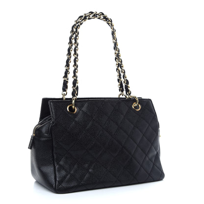 Chanel Caviar Quilted Petit Timeless Tote PTT Black 3 of 10