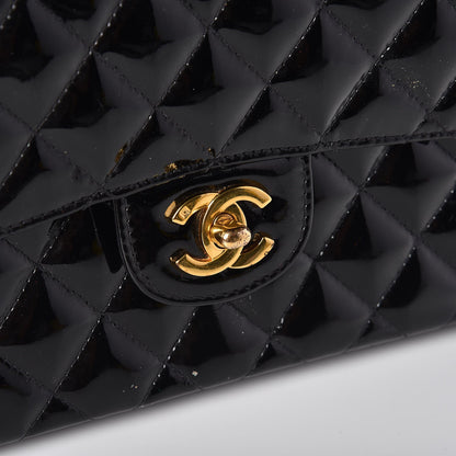 Chanel Patent Quilted Small Double Sided Flap Black 14 of 14