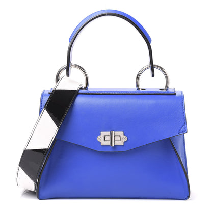 Proenza Schouler Calfskin Small Hava Top Handle Bag Lapis 1 of 8