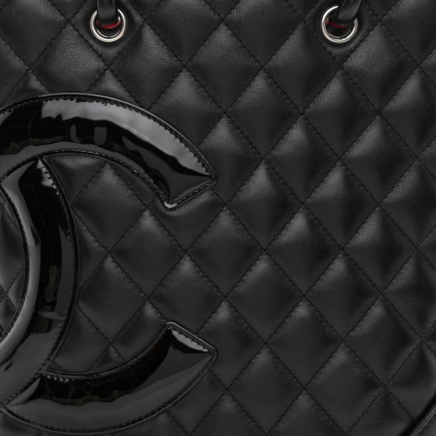 Chanel Calfskin Quilted Medium Cambon Tote Black 13 of 14
